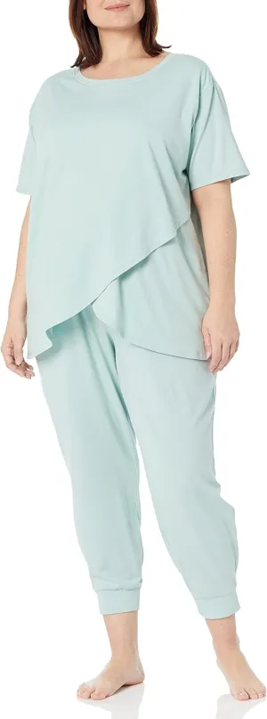 Amazon Essentials Women's Cotton Maternity and Nursing Sleepwear Pajama Set