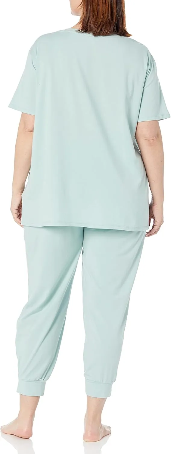 Amazon Essentials Women's Cotton Maternity and Nursing Sleepwear Pajama Set