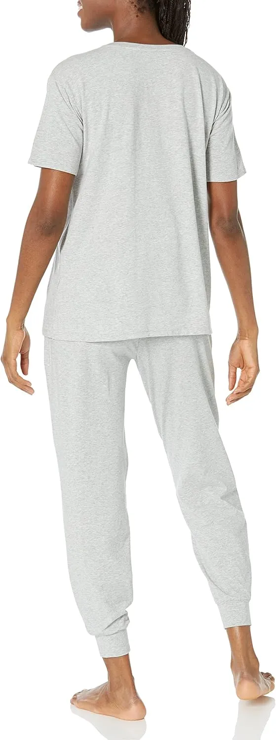 Amazon Essentials Women's Cotton Maternity and Nursing Sleepwear Pajama Set
