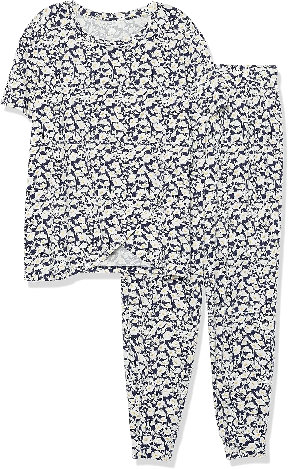 Amazon Essentials Women's Cotton Maternity and Nursing Sleepwear Pajama Set