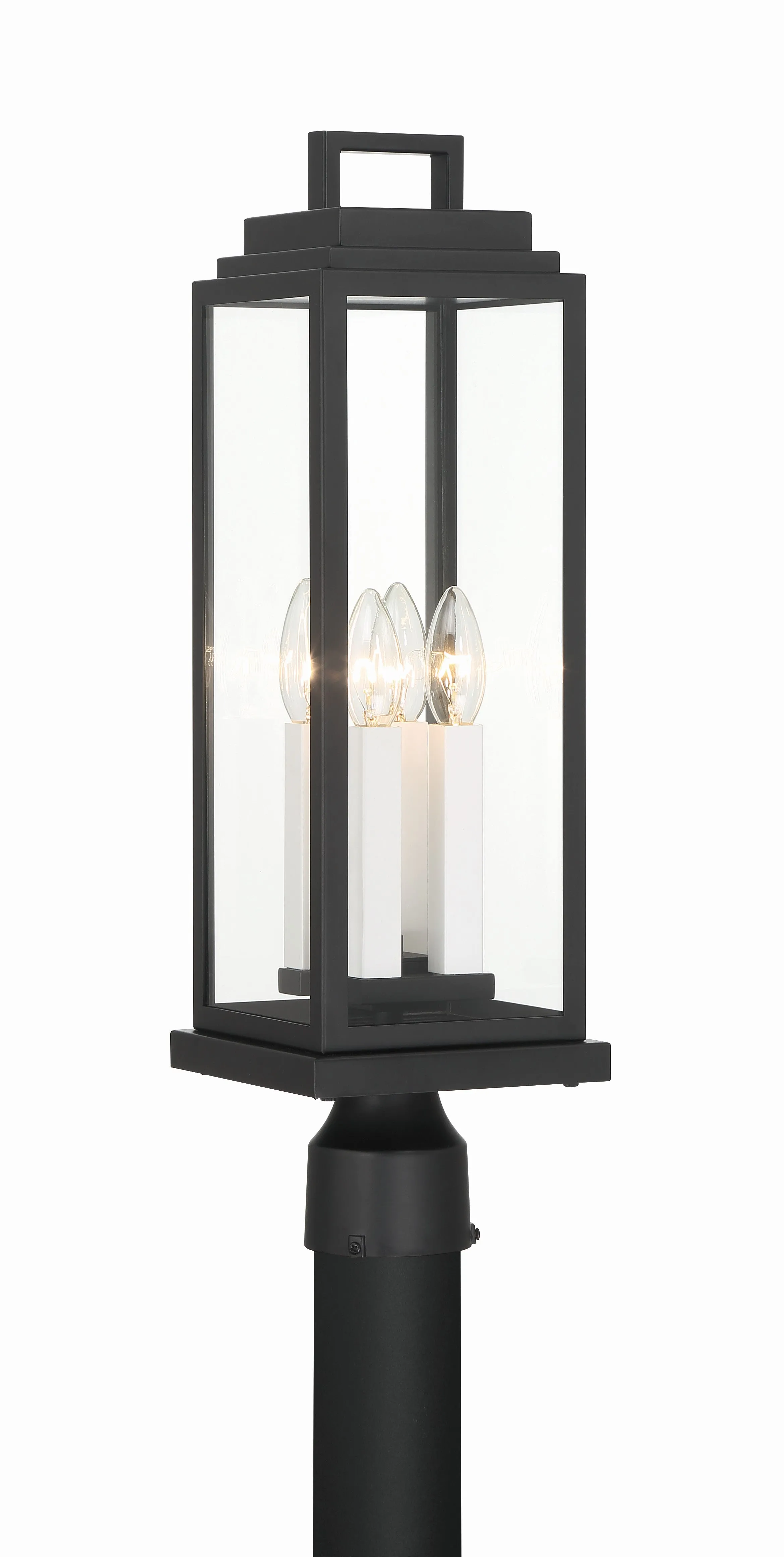 Aspen 4 Light Matte Black Outdoor Post - C193-ASP-8919-MK
