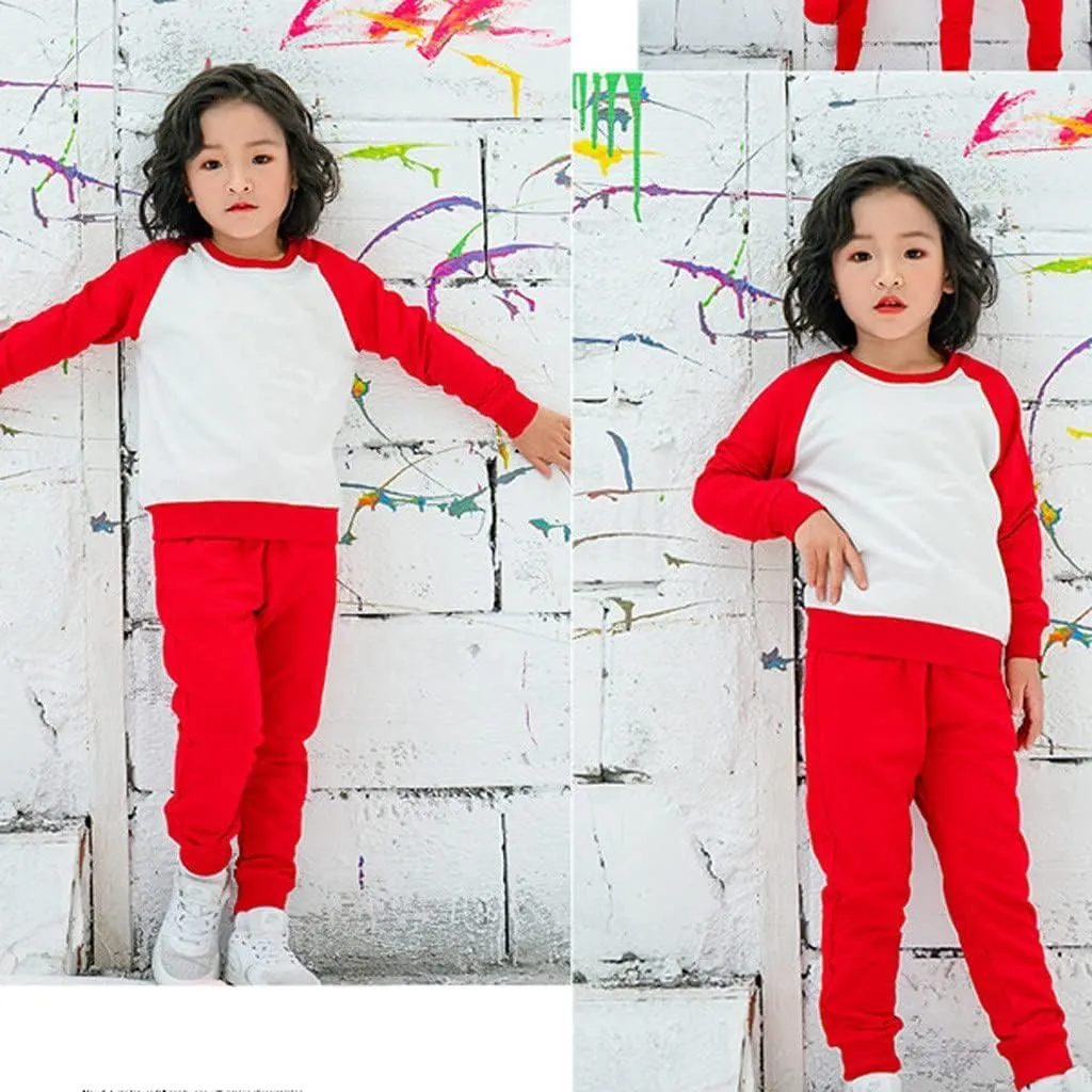 Baby Girls Boy's Pants Toddler Cotton Pull on Jogger Kids Solid Elastic Waist Sweatpants Baggy Sport Pants