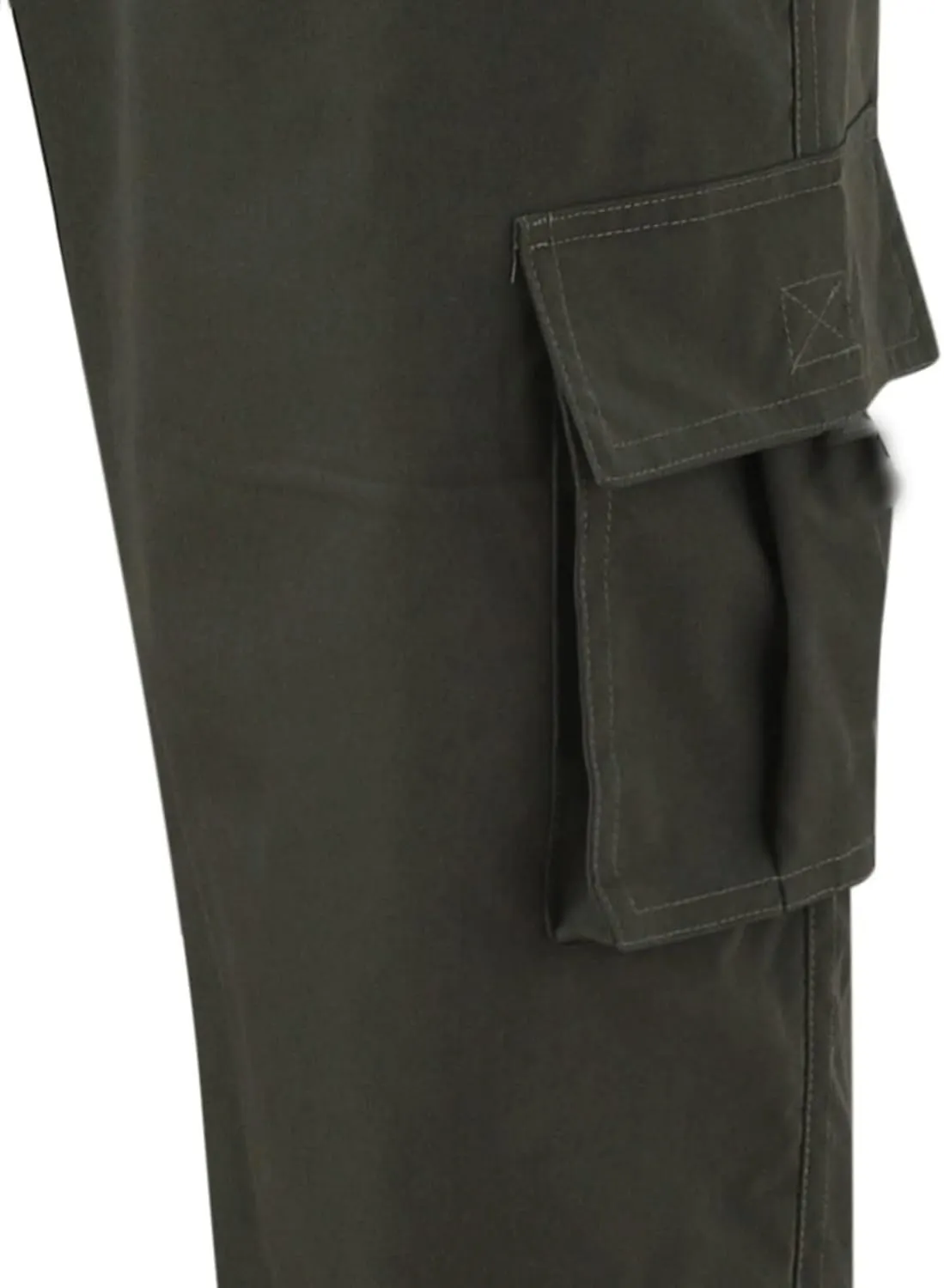 Cargo Work Pants for Men Classic-Fit Ripstop Lightweight Trousers Casual Tactical Hiking Bottom Pant Multi-Pockets