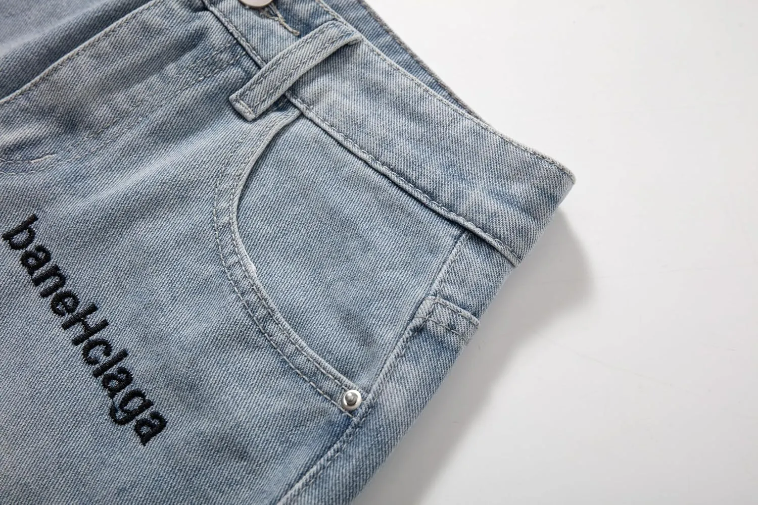 Denim midi Skirt Jean Denim Hip Skirt Women's High Waist Fashion Text Embroidery Denim Skirt with Lined Casual Summer