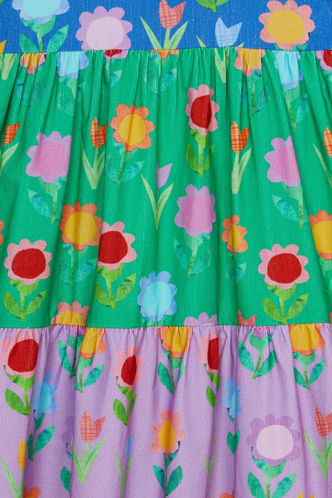 Floral Mix Kids Cord Dress