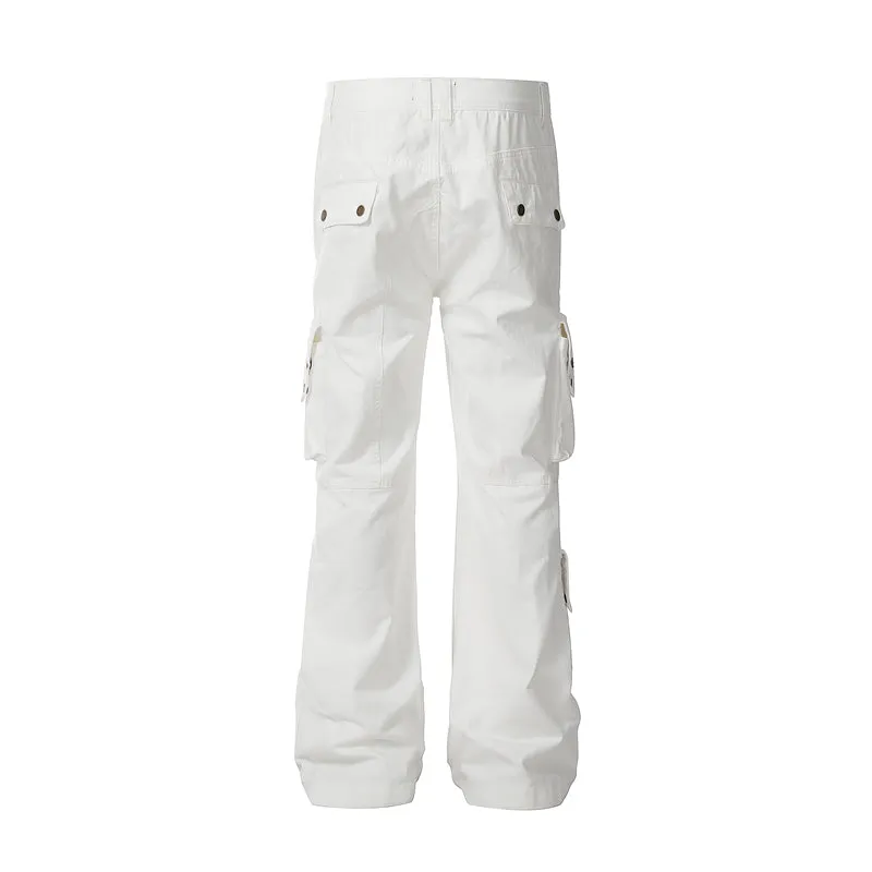 Halloy™ Heavy Washed Distressed Tie-dyed Cargo Pants