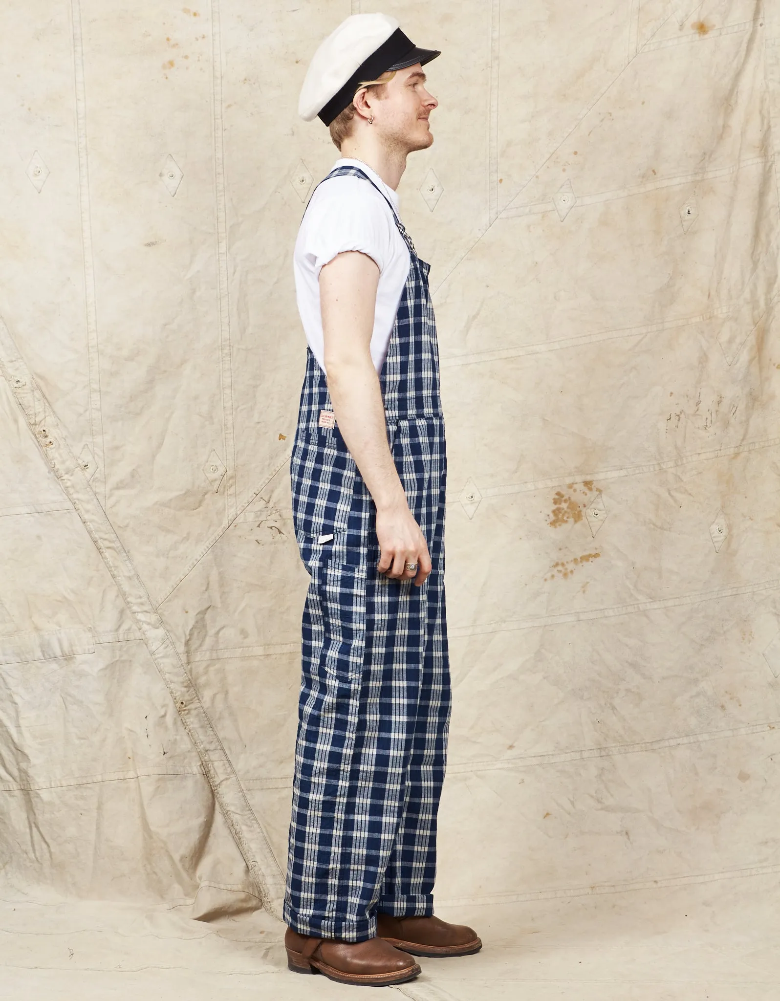Sun Surf Sailor Moku Products Palaka Check Overalls SS42368