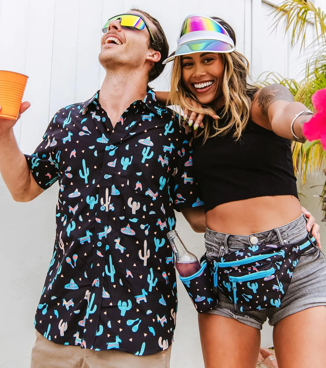 Tipsy Elves Hawaiian Shirts for Men - Casual Beach & Summer Party Shirts for Men - Stretch Fabric with Modern Fit