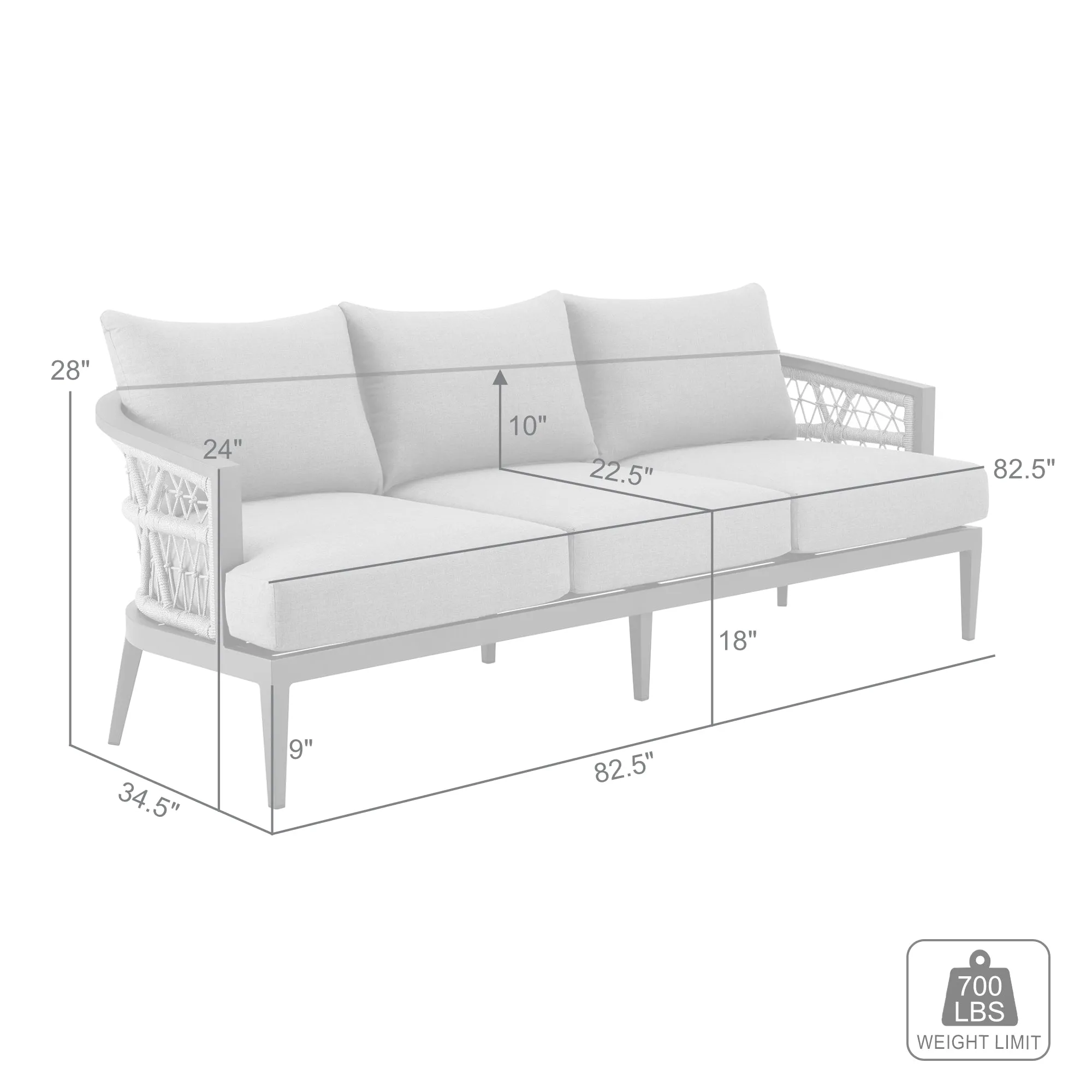 Zella Outdoor Sofa